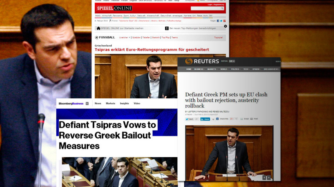 Αρνητικός ο Τσίπρας στις προγραμματικές, λένε τα ξένα ΜΜΕ