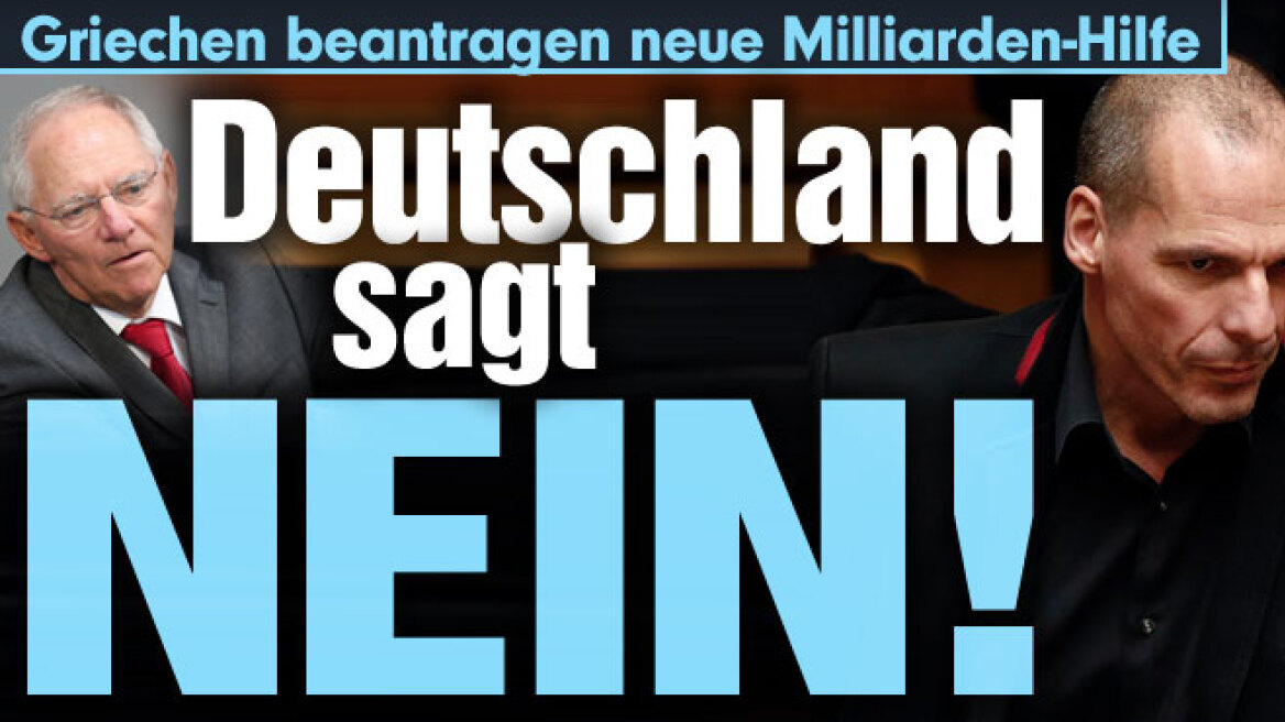 Bild: Η Γερμανία λέει «όχι»!