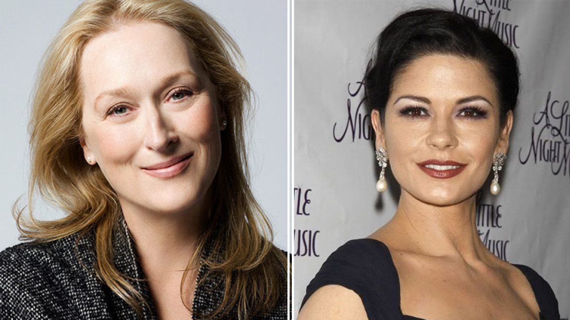  Πώς είναι να δουλεύεις με τη Meryl Streep και την Catherine Zeta Jones;