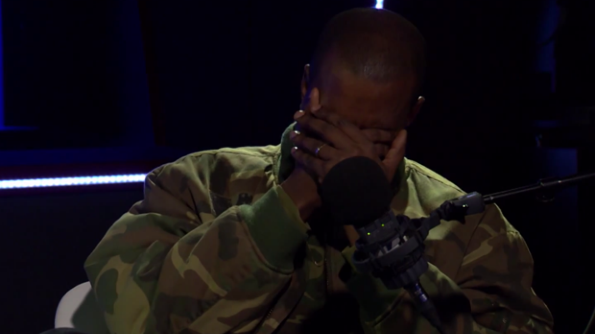 Kanye West: Ο «σκληρός» της hip hop δακρύζει «on camera» (βίντεο)