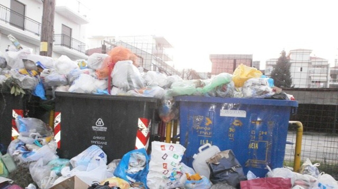 Νέες κινητοποιήσεις στην Τρίπολη για τα σκουπίδια