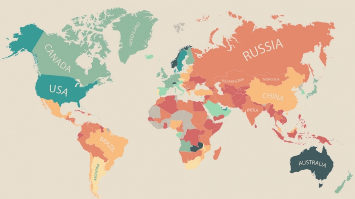 Δείτε το διαθέσιμο εισόδημα ανά τον κόσμο - Που βρίσκεται η Ελλάδα