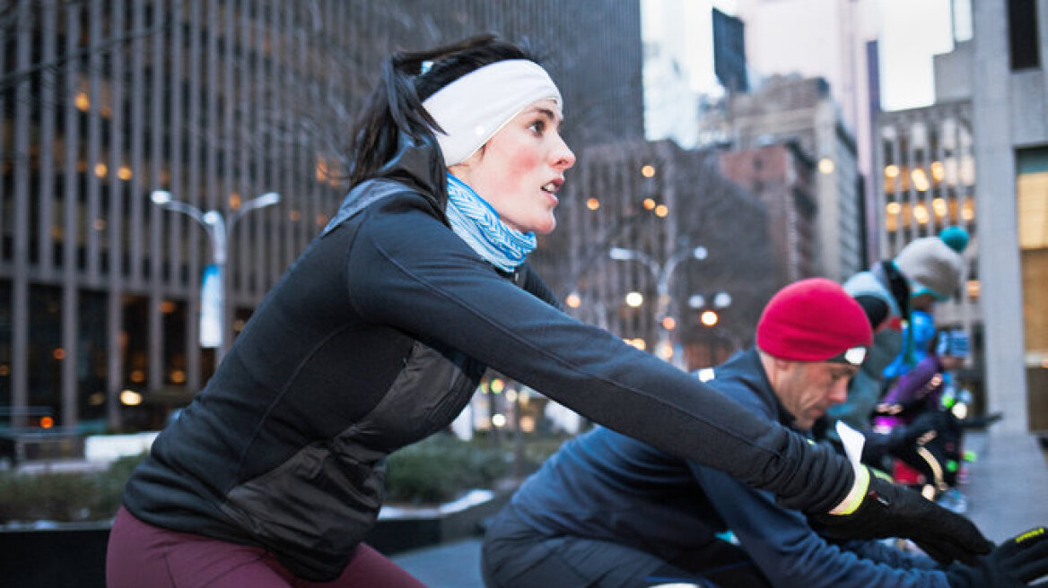 Τρέχοντας χαράματα στους δρόμους της Νέας Υόρκης; Ναι, είναι γυμναστική