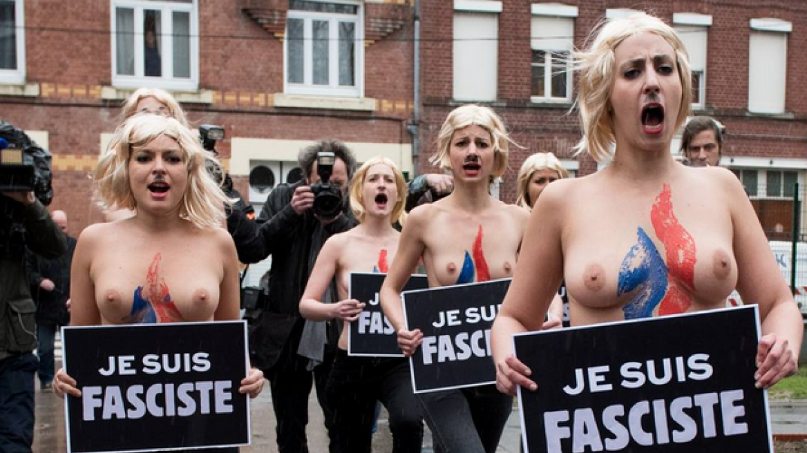 Βίντεο: Femen κατά Μαρίν Λε Πέν