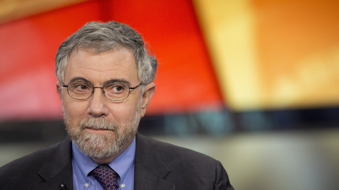 Υπουργοί, βουλευτές, τραπεζίτες στο Μέγαρο Μουσικής για τον Paul Krugman