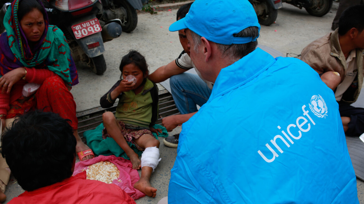 UNICEF: Σχεδόν ένα εκατ. παιδιά έχουν πληγεί σημαντικά από τον σεισμό στο Νεπάλ