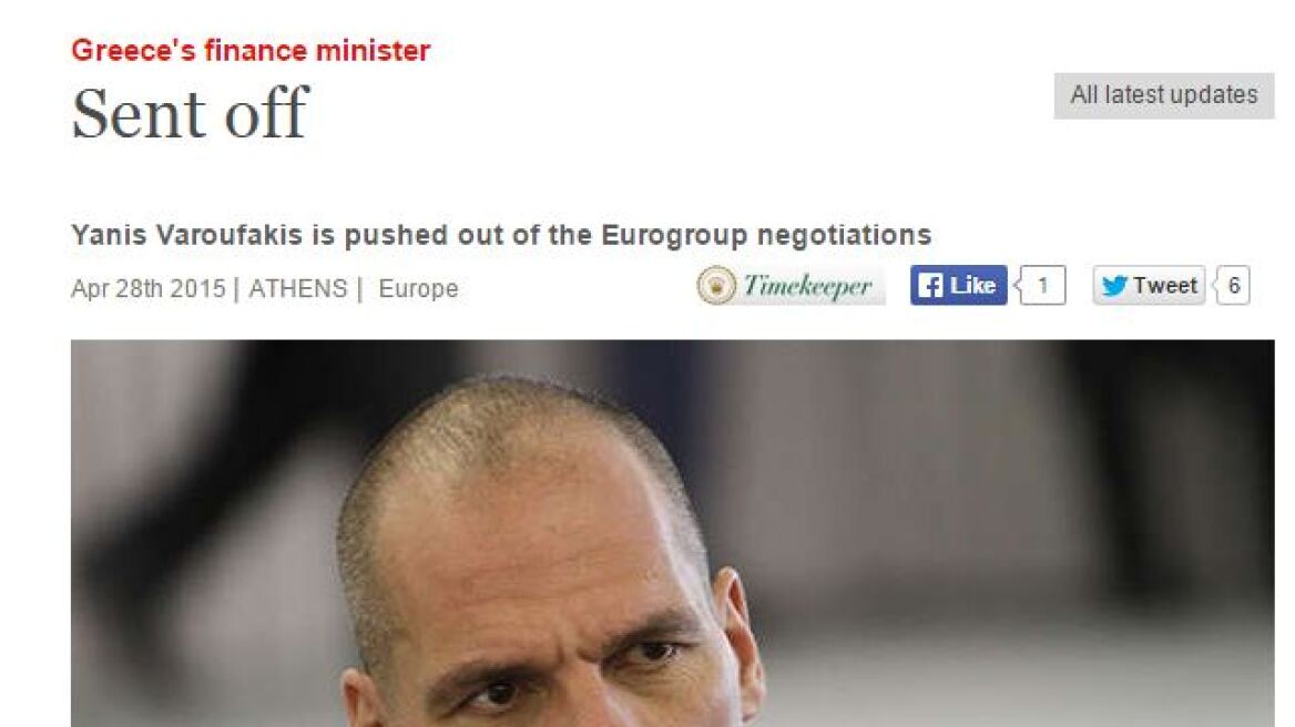 Economist για απομάκρυνση Βαρουφάκη: Επιτέλους, η Ελλάδα προχωρά ένα βήμα!