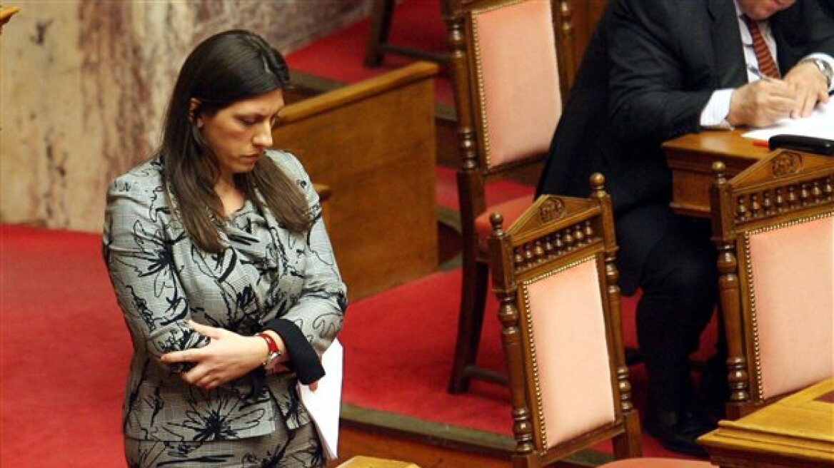 Δεν ψήφισε η Ζωή Κωνσταντοπούλου στην ονομαστική ψηφοφορία για τις 15 τροπολογίες