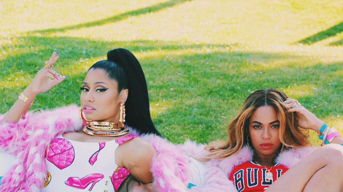 Beyonce-Nicki Minaj: Δείτε φωτογραφίες από το νέο καυτό τους βιντεοκλίπ