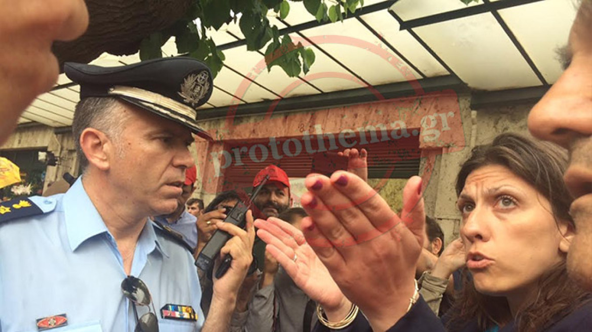 Αντιδράσεις αστυνομικών για το επεισόδιο με την Κωνσταντοπούλου έξω από τη Βουλή