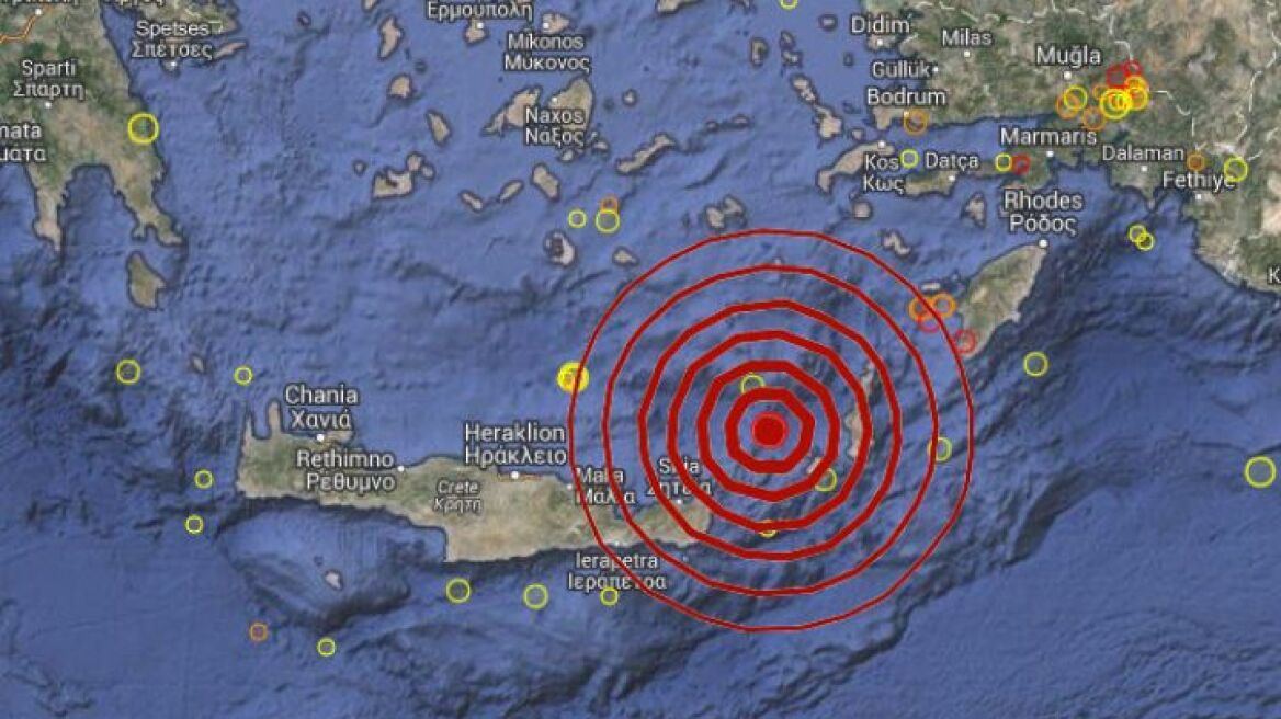 Ηράκλειο: Νέα σεισμική δόνηση 4,2 Ρίχτερ
