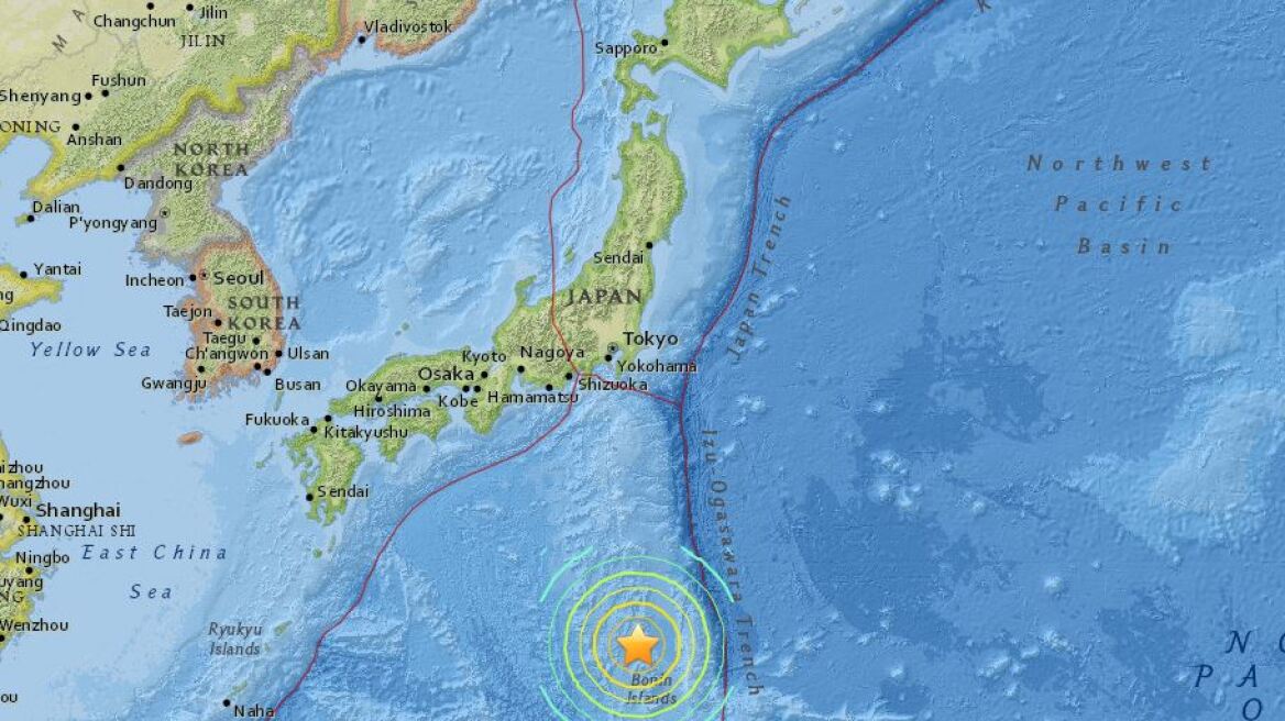 Σεισμός 7,8 Ρίχτερ ανοιχτά της Ιαπωνίας έγινε αισθητός μέχρι το Τόκιο