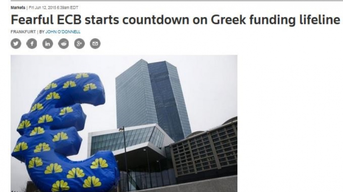 Reuters: Η ΕΚΤ μετρά αντίστροφα για την διακοπή του ELA 