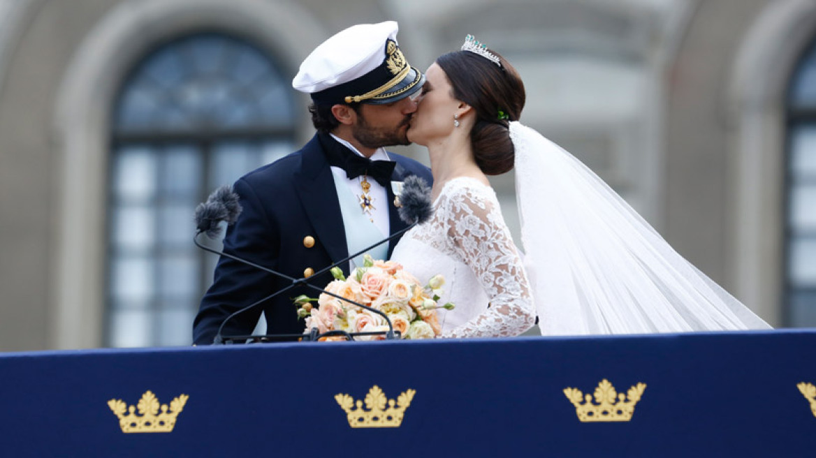 Λαμπερός βασιλικός γάμος στη Σουηδία  