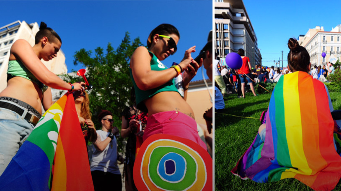 Φωτογραφίες: Γέμισε κόσμο το κέντρο της Αθήνας για το Athens Pride
