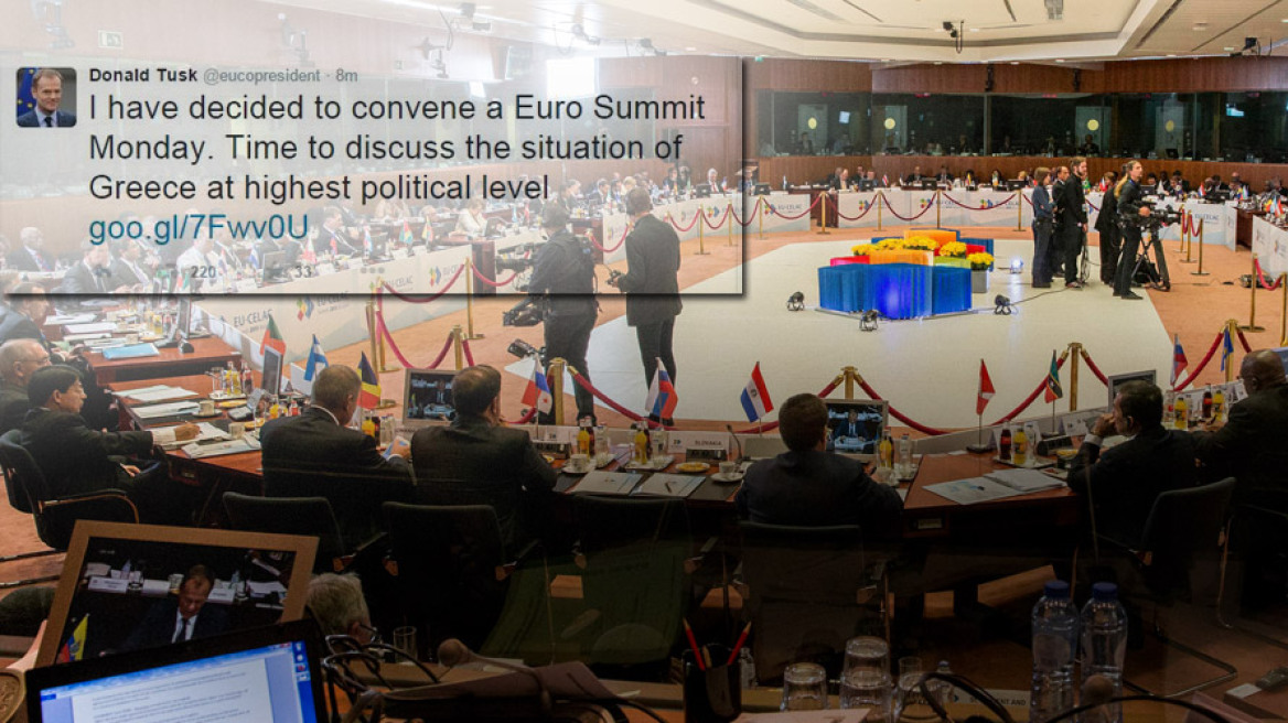 Ολα για όλα στη Σύνοδο Κορυφής τη Δευτέρα - Θα προηγηθεί συνεδρίαση του Eurogroup