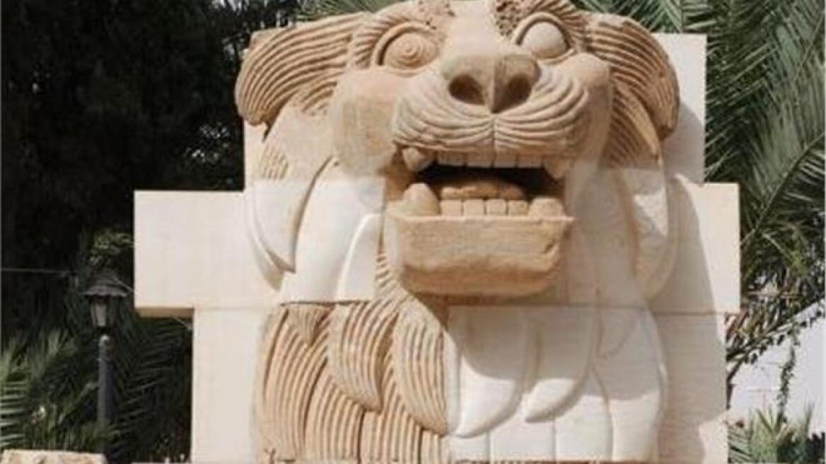 Τζιχαντιστές κατέστρεψαν άγαλμα λιονταριού 2.000 ετών στην Παλμύρα 