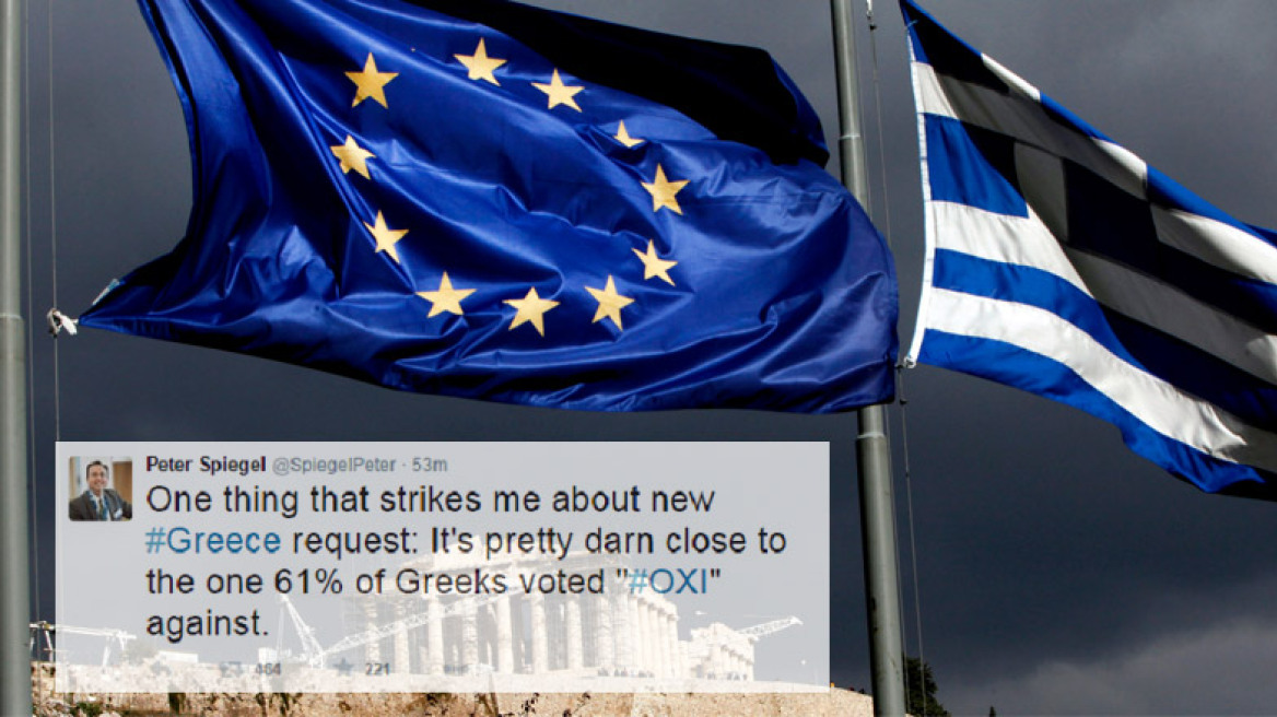 Σπίγκελ (FT): Πολύ κοντά με εκείνη που απέρριψε το 61% των Ελλήνων η νέα πρόταση