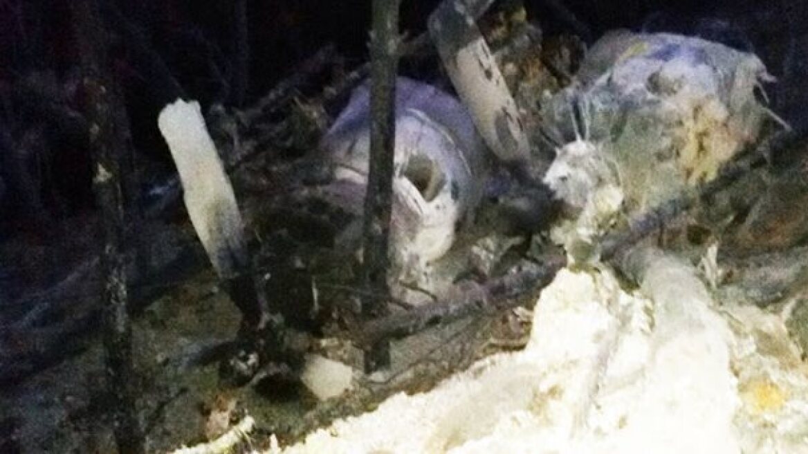 Φωτογραφίες: Ολοσχερώς καταστράφηκε το Canadair στη Νεάπολη Λακωνίας