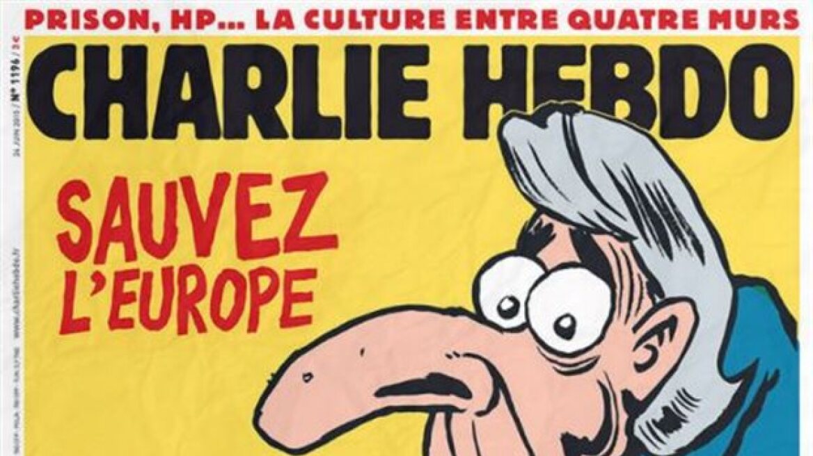 Ανελέητη σάτιρα στους Γερμανούς από το Charlie Hebdo για χάρη της Ελλάδας 