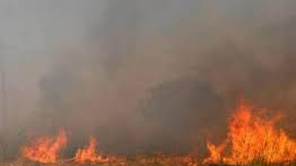 Ρόδος: Μεγάλη φωτιά στην περιοχή του Αγίου Σουλά