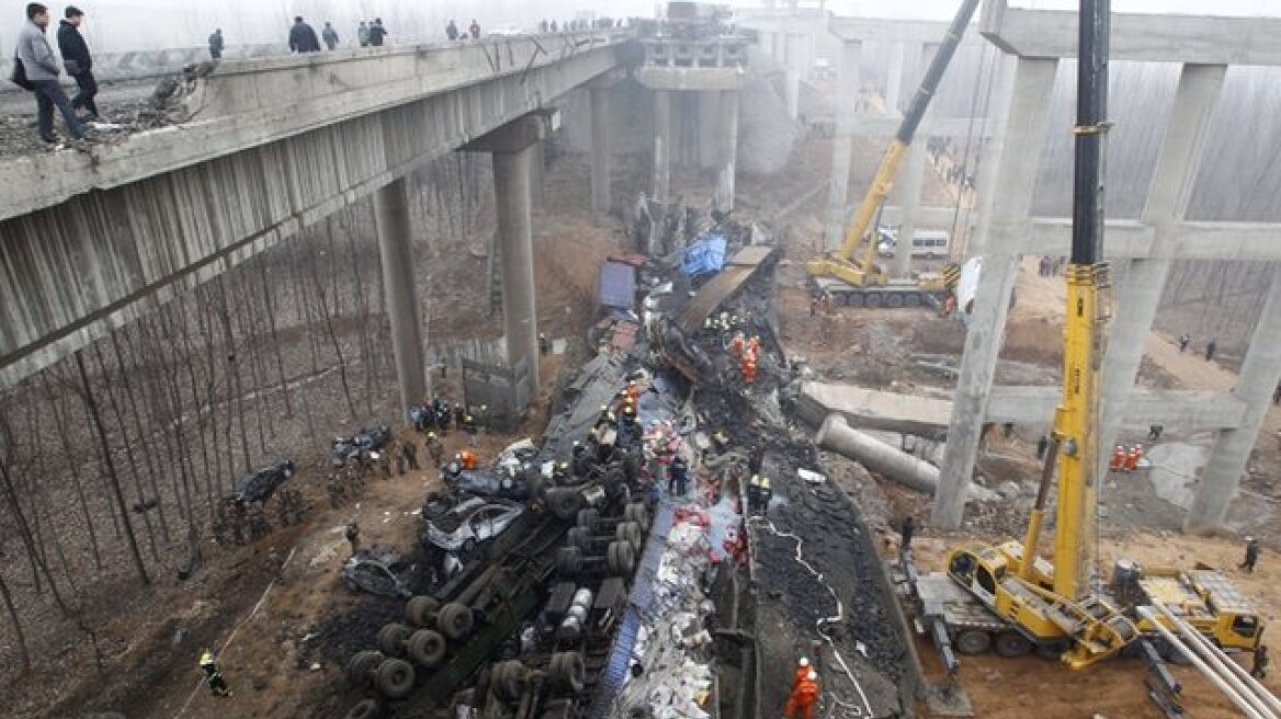 Κίνα: 700 τόνοι κυανιούχου άλατος εκτιμάται πως υπήρχαν στο σημείο έκρηξης