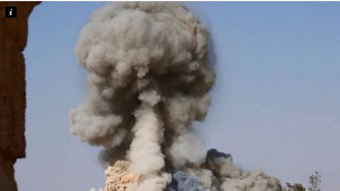 Ισλαμικό Κράτος: Δημοσιοποίησε φωτογραφίες από την καταστροφή του Ναού του Βάαλ