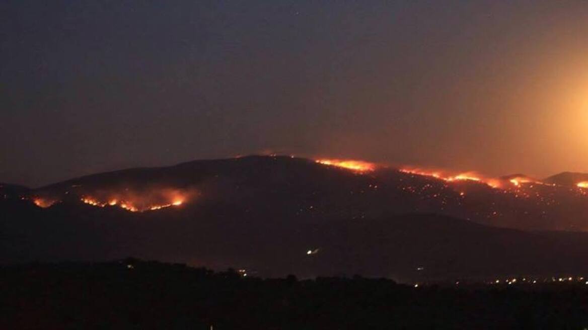 Τέθηκε υπό έλεγχο η πυρκαγιά στη Μυτιλήνη
