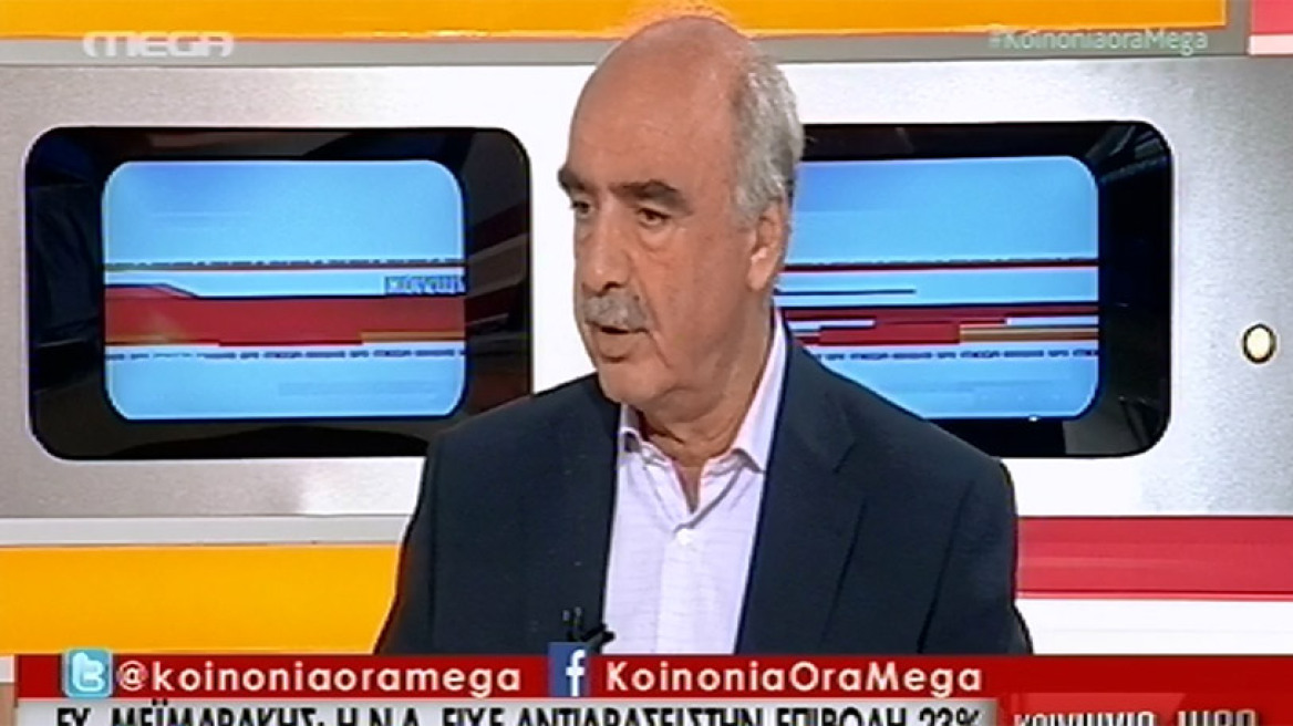 Μεϊμαράκης: Δεν ψηφίζω φορολόγηση των αγροτών - Ο ΣΥΡΙΖΑ θέλει το 23% στην εκπαίδευση