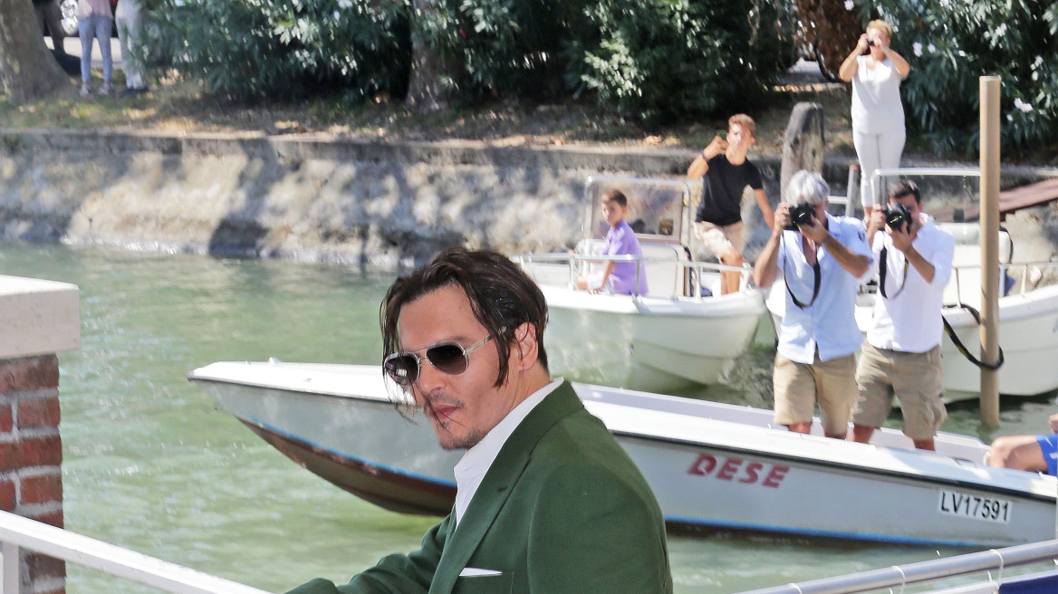Johnny Depp: Ενας γκάνγκστερ στη Βενετία