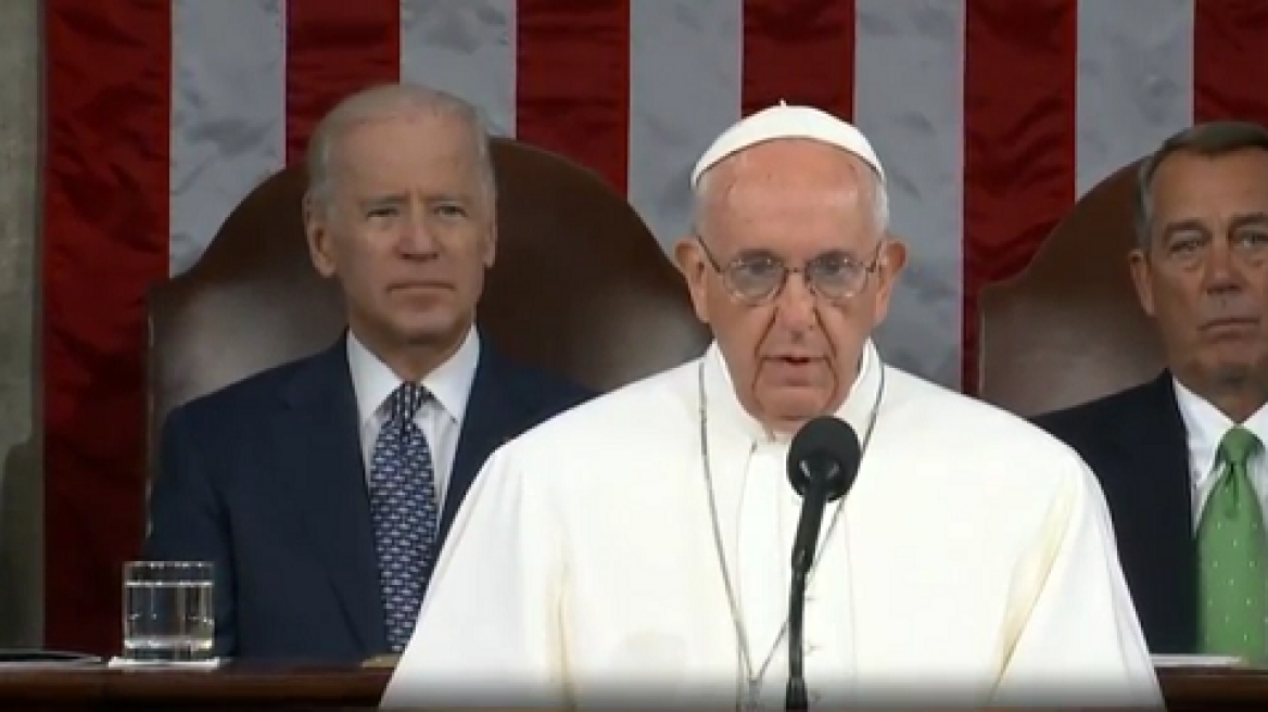 ΗΠΑ: Υποδοχή ροκ-σταρ για τον Πάπα Φραγκίσκο στο Κογκρέσο