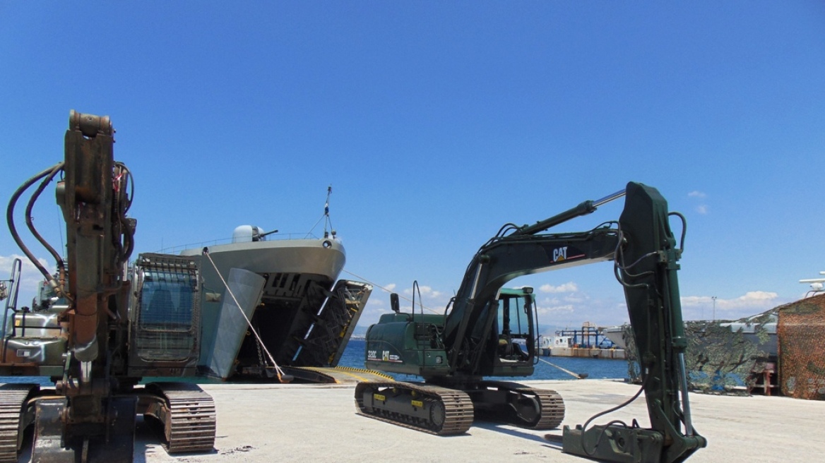 Σκόπελος: Μηχανήματα της ΜΟΜΑ έφθασαν στο νησί 