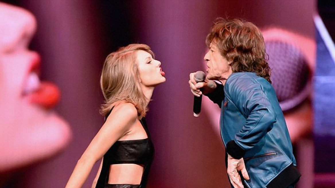 Δείτε την Taylor Swift να ροκάρει με τον Mick Jagger! 