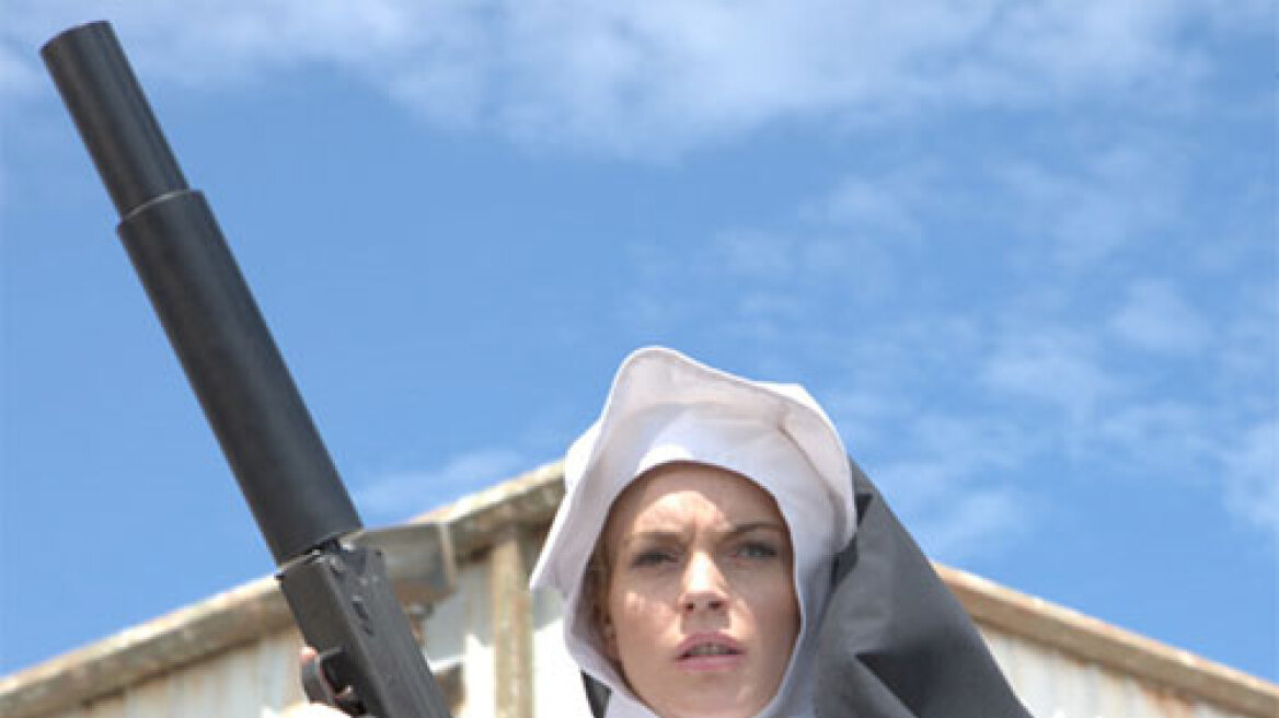 Meet the fiercest girl gang in Greek Orthodoxy - the fighting nuns! (pics + vids)