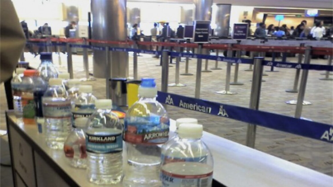 Learn the trick: How to get water past airport security