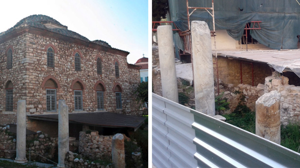 Το Φετιχιέ τζαμί απειλεί να «θάψει» οριστικά την παλαιότερη εκκλησία της Αθήνας
