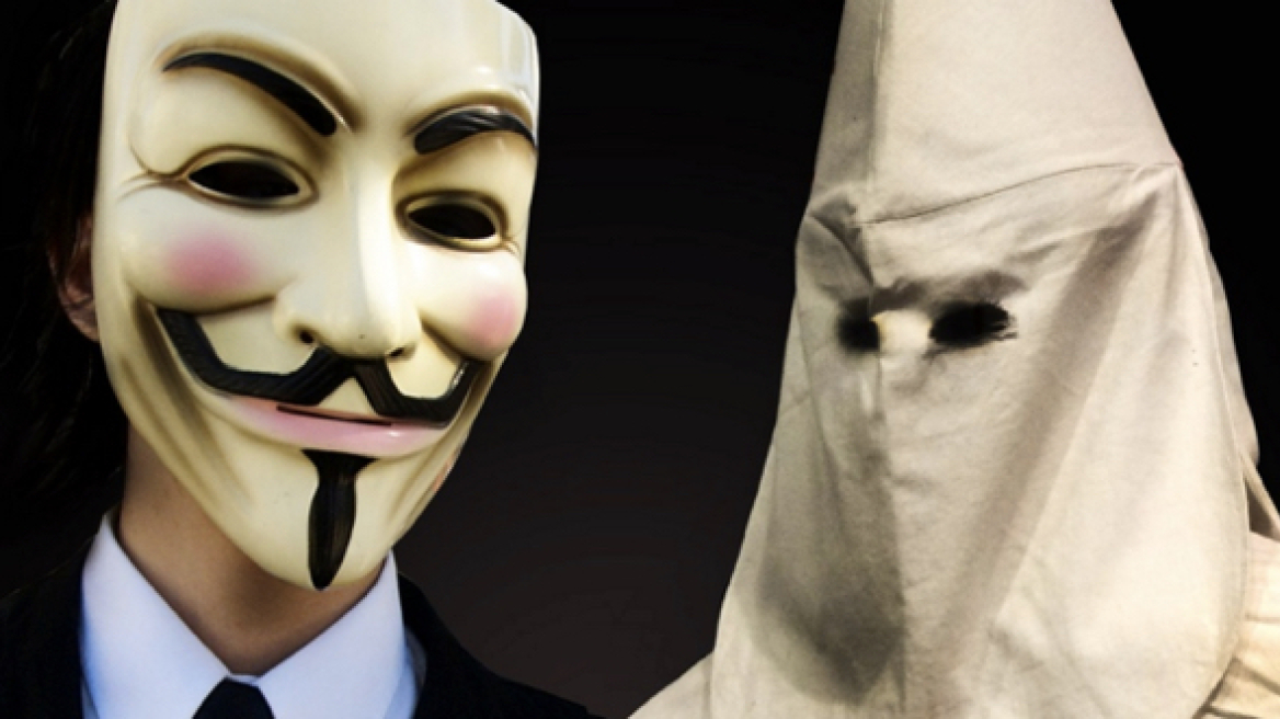 Tην ταυτότητα 1.000 μελών της Κου-Κλουξ-Κλαν θα αποκαλύψουν οι Anonymous