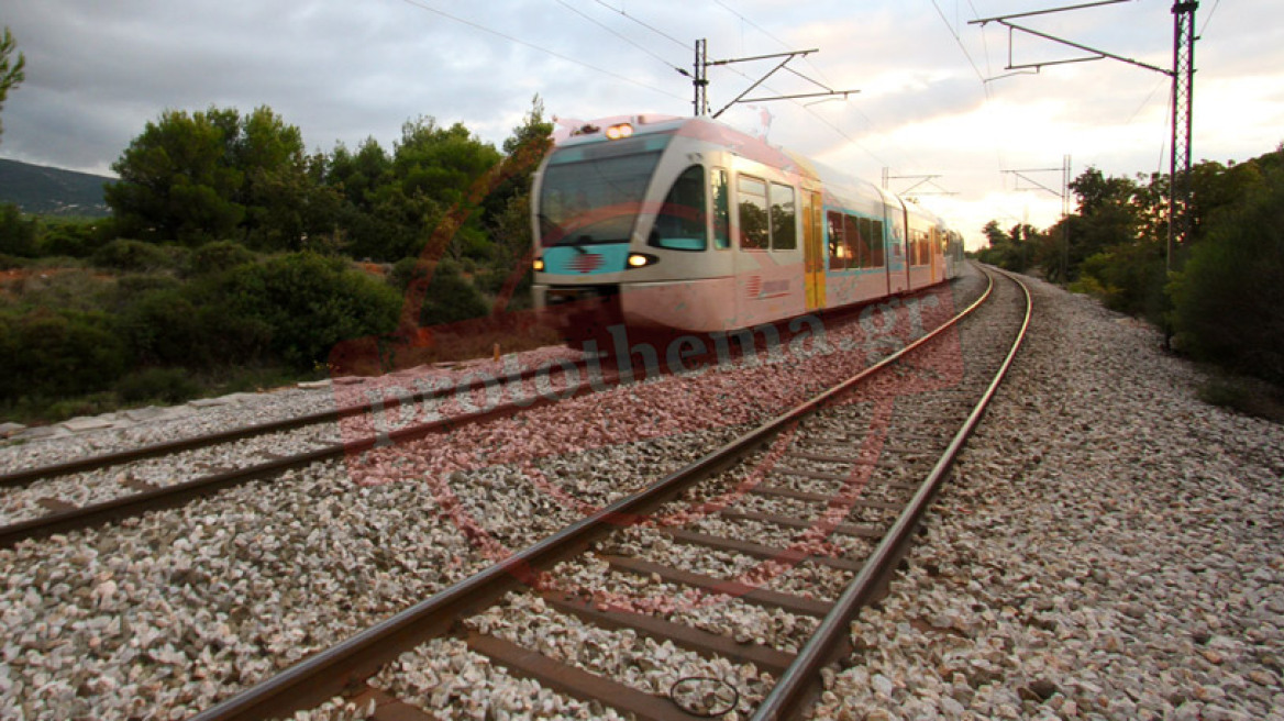 Τραγωδία στο Κρυονέρι - Τρένο διαμέλισε άνδρα που στεκόταν στις γραμμές