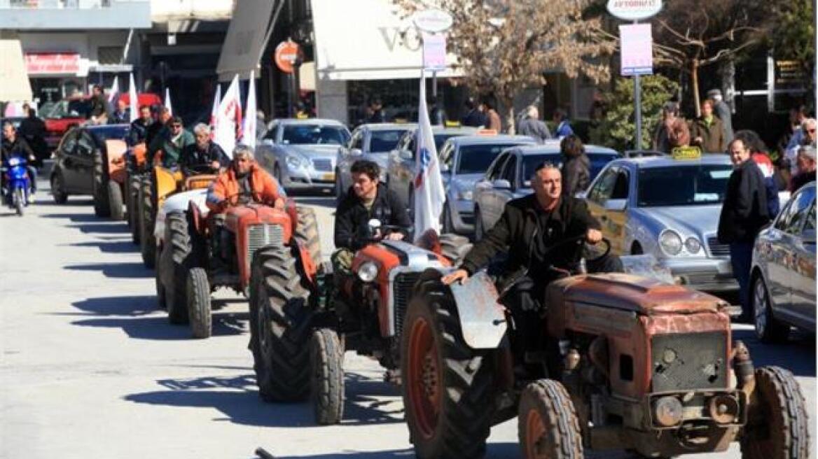 Για τις απεργιακές κινητοποιήσεις στην Αθήνα ετοιμάζονται οι αγρότες της Κρήτης 