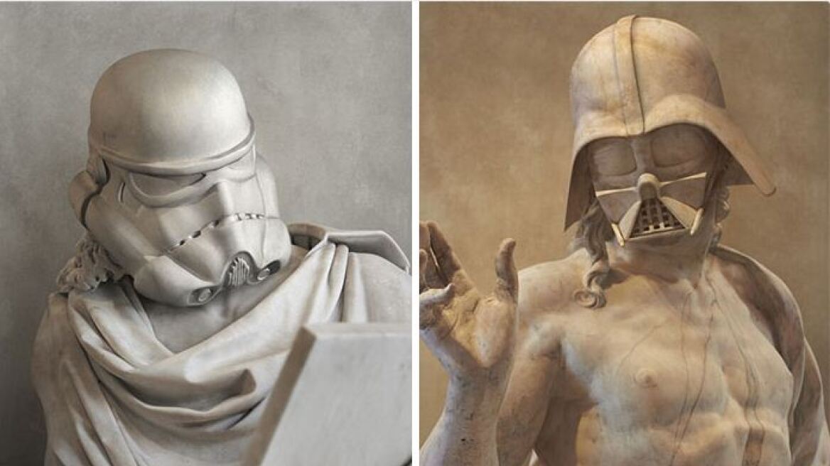 Καλλιτέχνης αναπαριστά τους χαρακτήρες του Star Wars ως... αρχαιοελληνικά αγάλματα