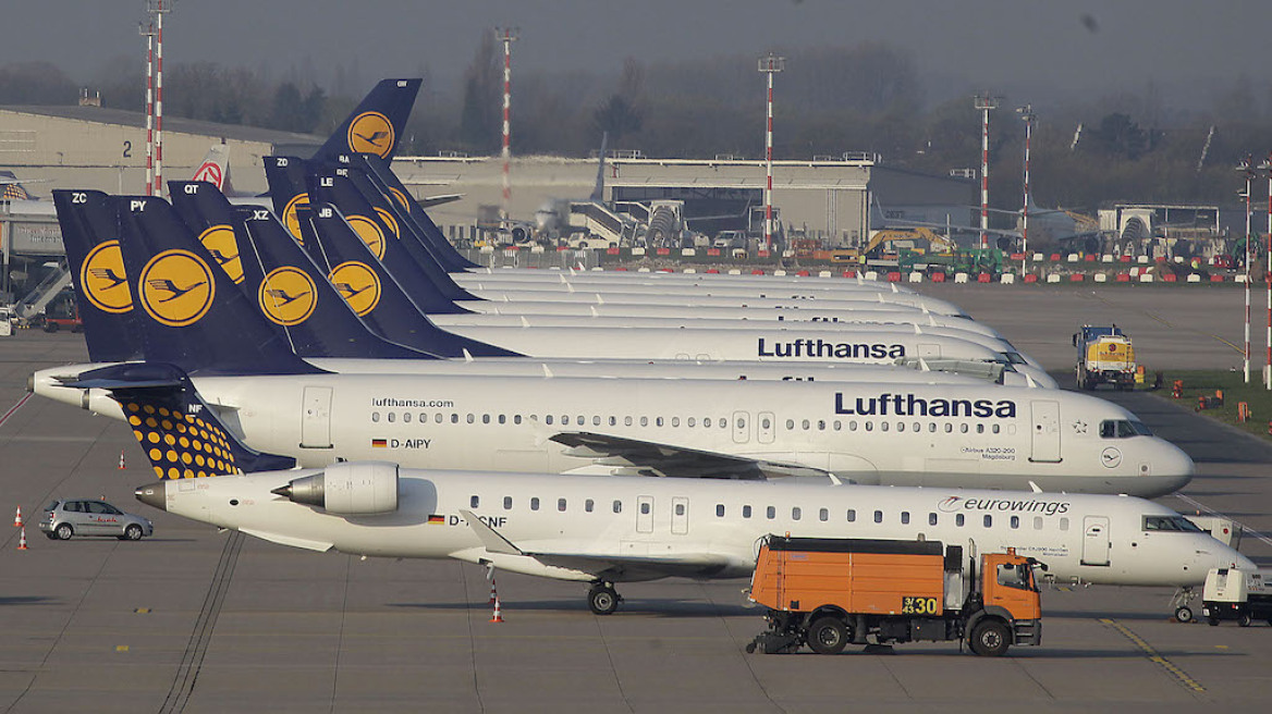 Απεργία μιας εβδομάδας ξεκινούν τα πληρώματα καμπίνας της Lufthansa