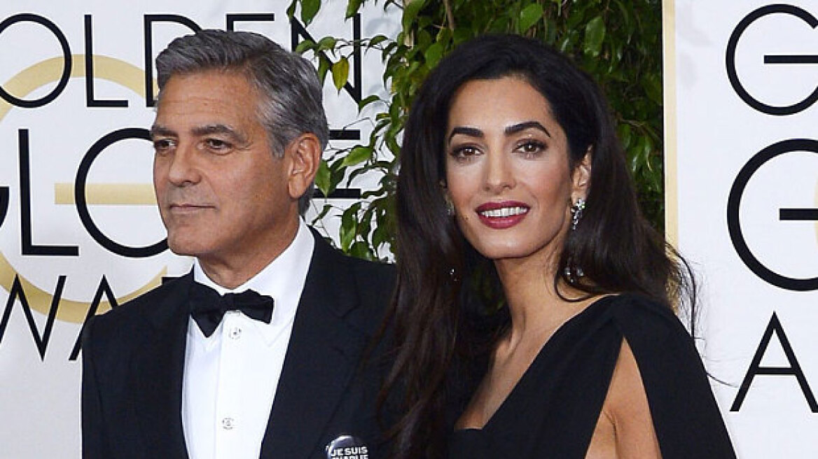 George Clooney και Amal αγκαλιά σε λιμουζίνα