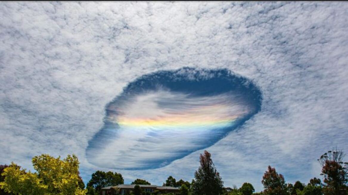 Η... τρύπα στα σύννεφα του αυστραλέζικου ουρανού που έγινε viral