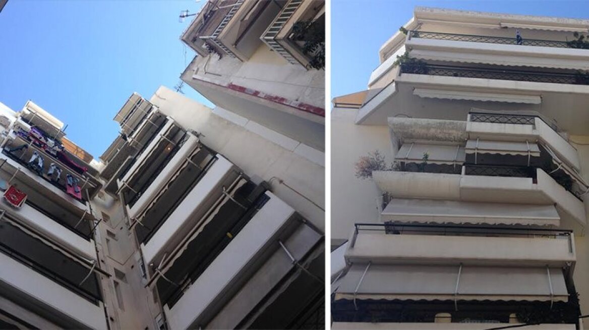 Shock at Kolonos as young woman leaps to her death from 8th floor (pics)