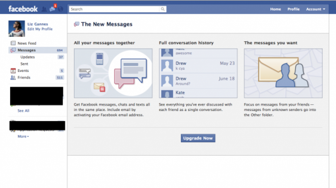 Facebook: Νέα υπηρεσία για μηνύματα που διαρκούν για μόλις μία ώρα