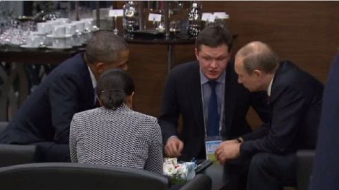Bίντεο: Τετ-α-τετ Ομπάμα με Πούτιν στην συνάντηση των G20