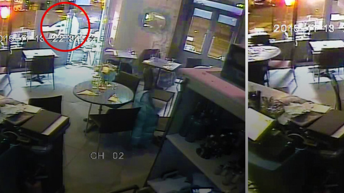 Βίντεο-σοκ: Η στιγμή της επίθεσης τρομοκράτη σε εστιατόριο στο Παρίσι
