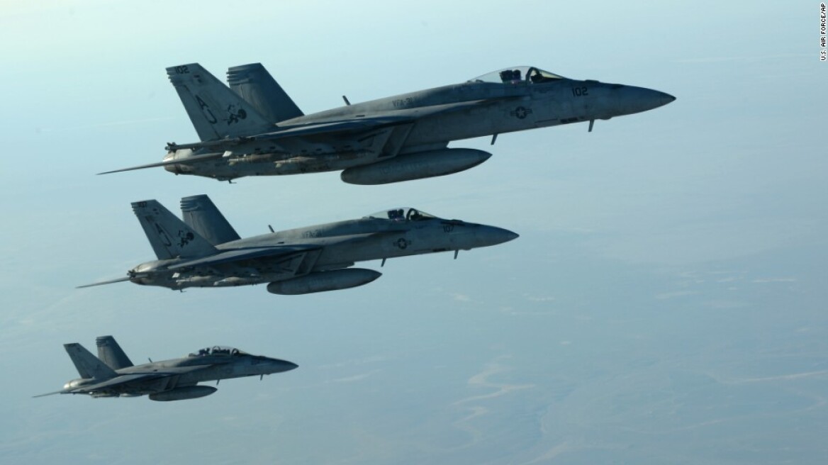 Καταιγισμός βομβαρδισμών σε Ιράκ και Συρία από την αμερικανική αεροπορία