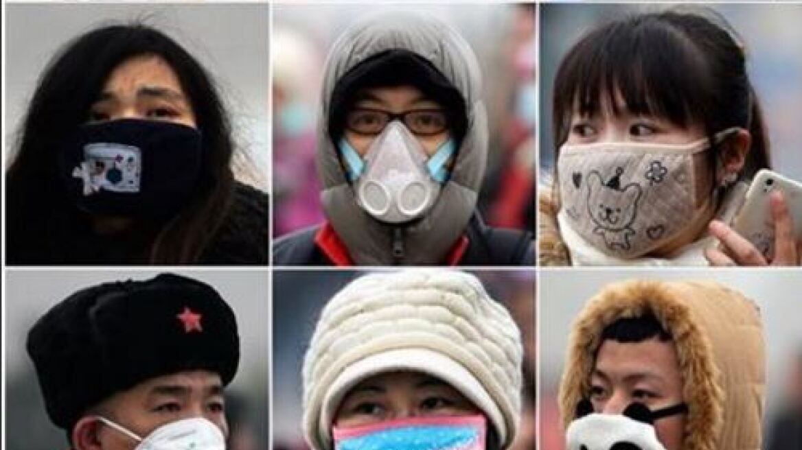 Πεκίνο: Οι μάσκες προστασίας από την ατμοσφαιρική μόλυνση γίνονται αξεσουάρ μόδας 