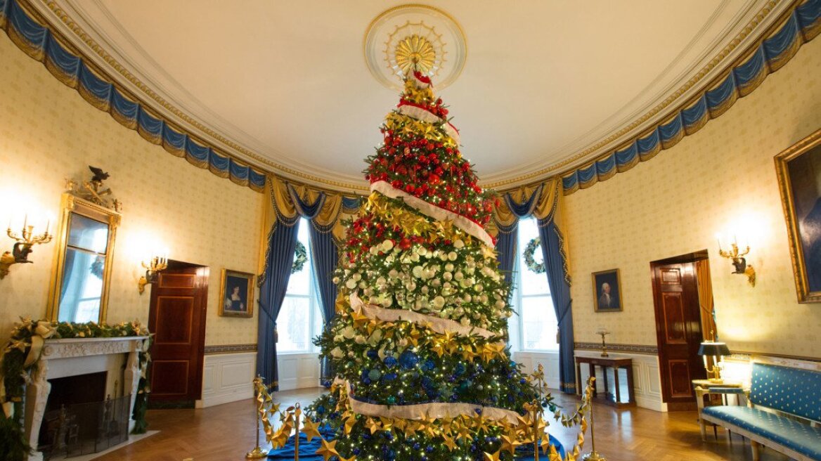 White House Christmas tree gets the Greek touch (pics) 
